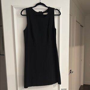 Loft - Size 8 - Chic Black Sleeveless Mini Dress